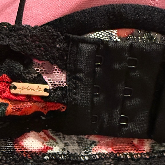 Victoria’s Secret Floral Lace Bralette - Black and Red - Picture 7 of 9